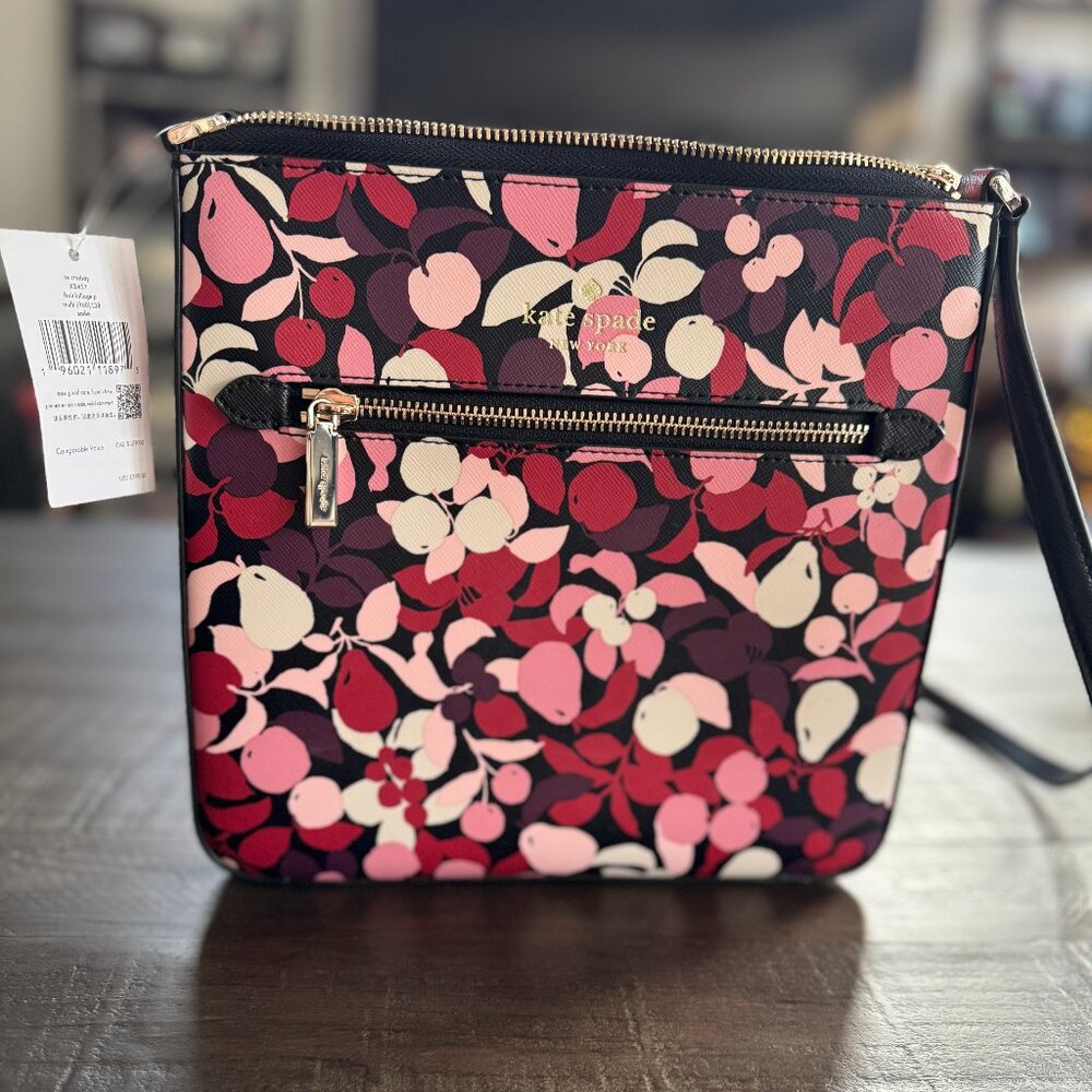 Kate Spade Sadie North South Crossbody Handbag - Floral